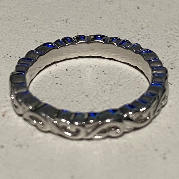 Stacker Ring Size 7.5 SAI Jewelry Sterling Silver Stamped 925 - Picture 5 of 8